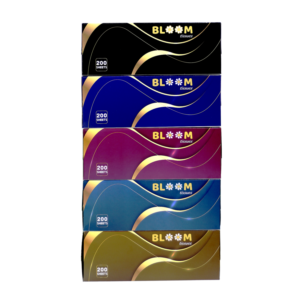 Bloom Facial Tissues 5 Boxs X 200 Sheets X 2 Ply JAWAHER Tissues And bloom-facial-tissues-5-boxs-x-200-sheets-x-2-ply-jawaher-tissues-and